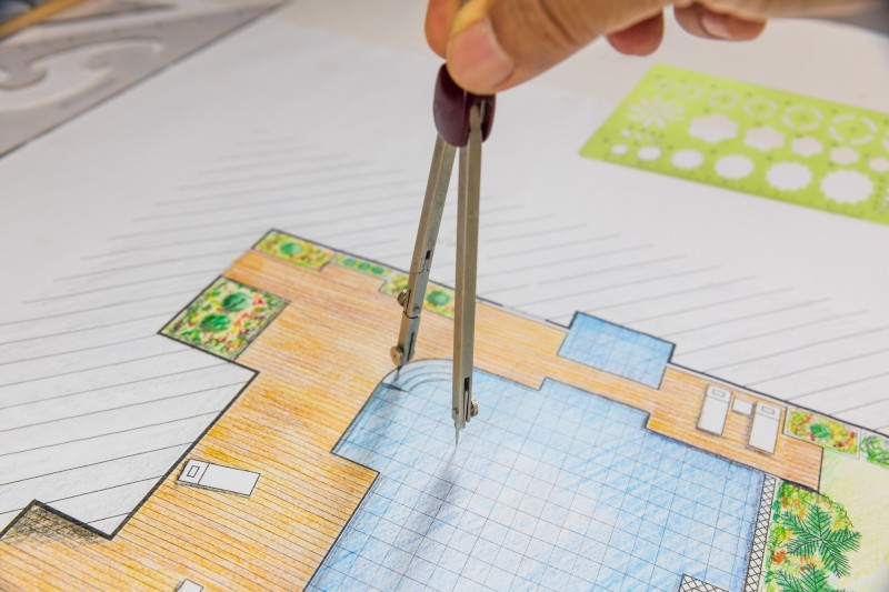 Holzterrasse Baselland Planung